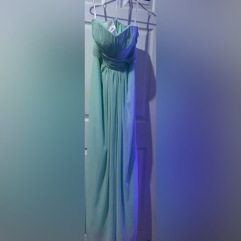 Light blue bridesmaid dress